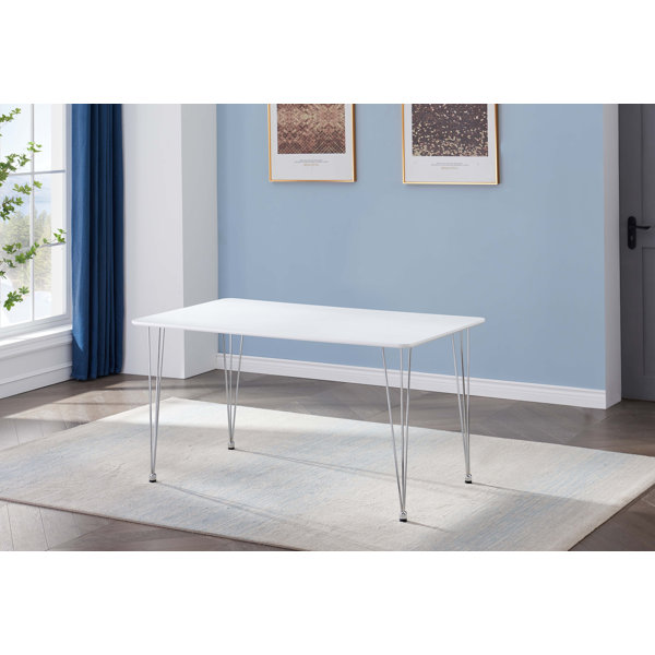 White Rectangular Dining Table Wayfair